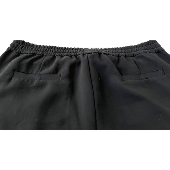 RENE LEZARD HI-RISE GYM TRACK JOG PANTS, WOMENS, M, BLACK-LT. PINK & SILVER TRIM - Picture 5 of 11